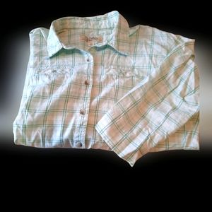 Cabela's Women's Size Large Half Sleeve Shirt